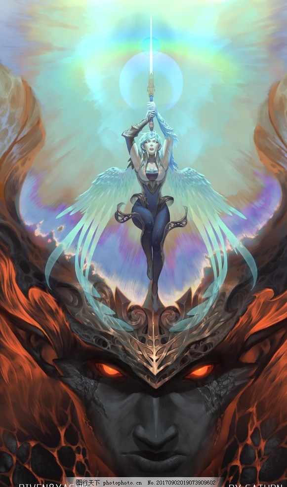 英雄聯(lián)盟銳雯和亞索手繪壁紙