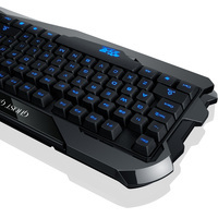 Sunt 幽靈蜂GK53黑 藍色背光鍵盤 機械手感游戲發光鍵盤