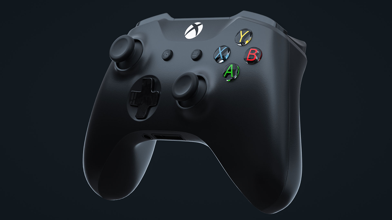 游戲手柄 產品渲染