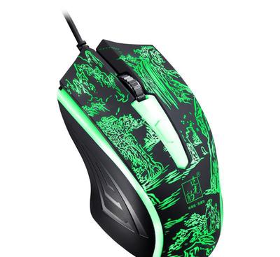 追光豹七彩炫光4D圖游戲鼠標 專業游戲裝備解析